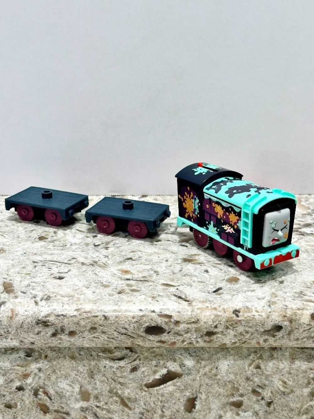 Thomas & Friends TrackMaster Motorized Frosting DIESEL 2 Flatbed Cars 2021 WORKS